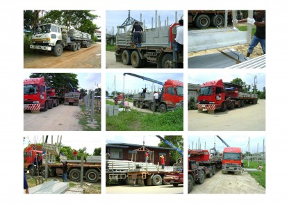 Transportation - โรงงานผลิตรั้วคอนกรีต - Big group