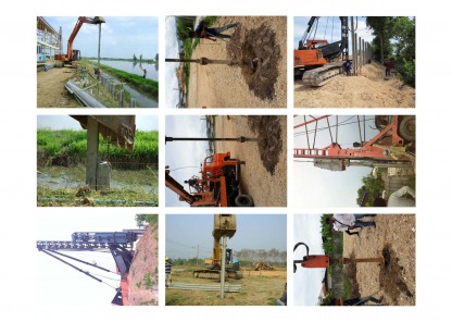 งานเข็มฐานราก - โรงงานผลิตรั้วคอนกรีต - Big group